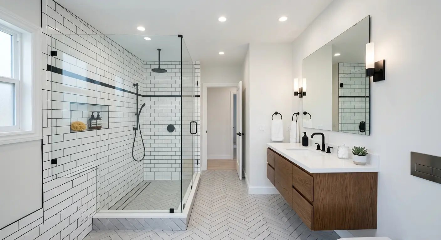 After bathroom remodel